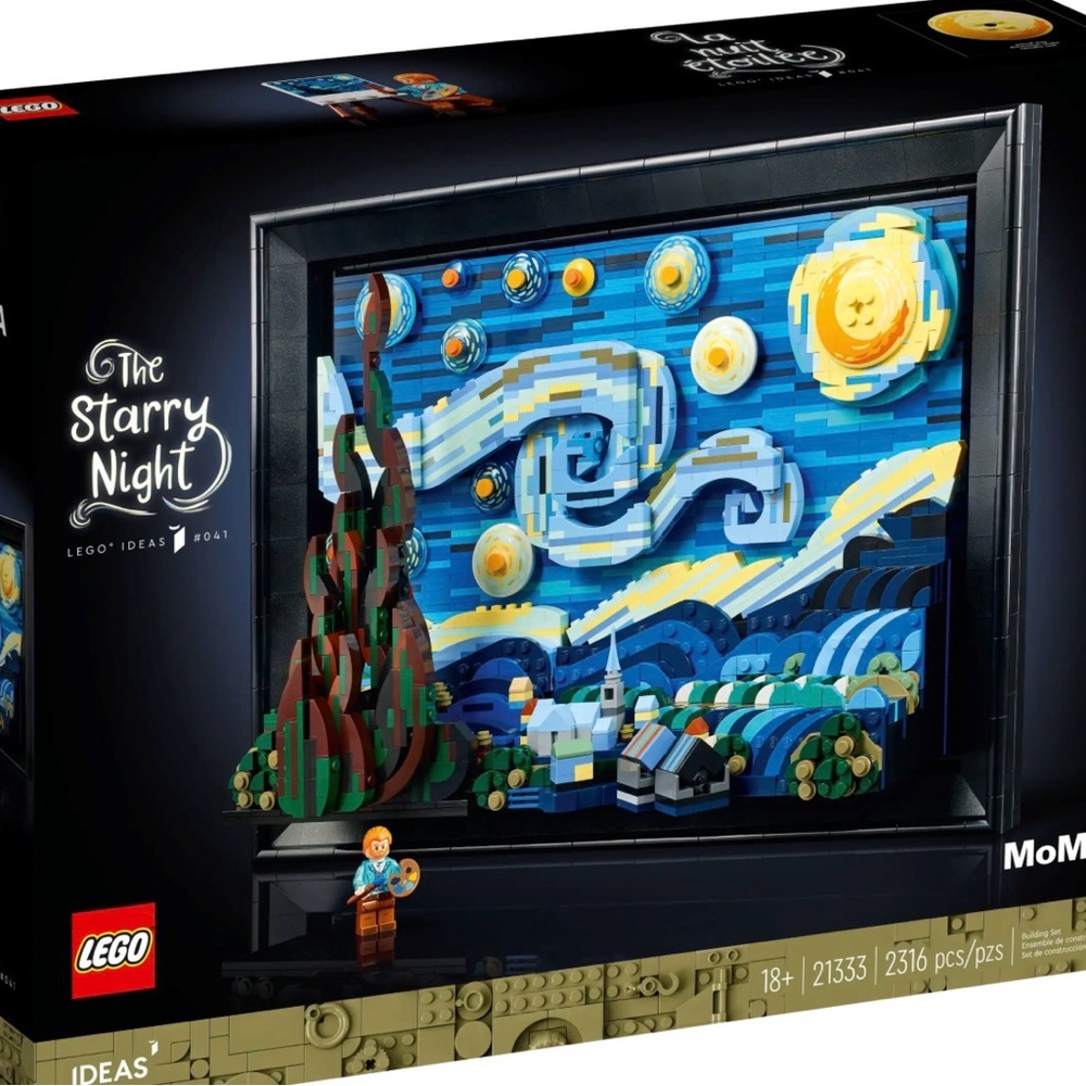 LEGO Van Gogh Starry Night Set